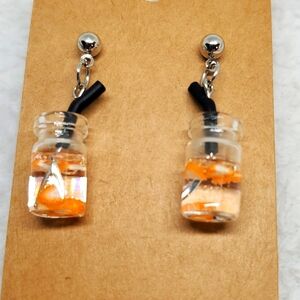 7/$10 Fruit Jar Earrings, New